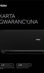 haier okladka karta gwarancyjna