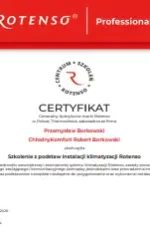 Certyfikat APS Rotenso